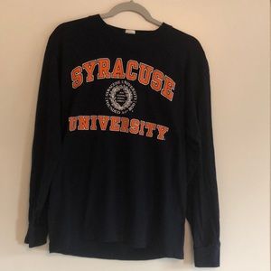 Syracuse University long sleeve shirt navy medium